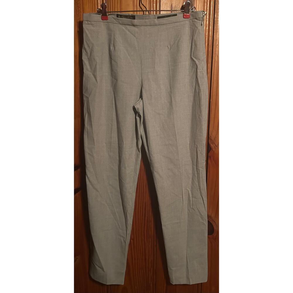 Brooks brothers women’s gray dress pants wool natural fibers ankle length size 8